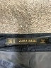 Zara Basic 100% Leather Blue Leather Pants Size M - photo 6