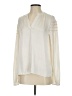 Coast 100% Polyester Ivory Long Sleeve Blouse Size S - photo 1