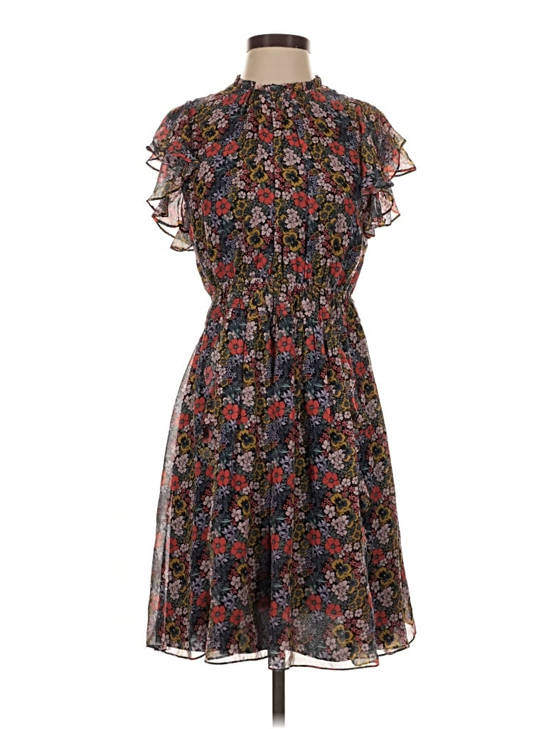 Pre-owned Shoshanna Casual Dress In Black