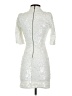 Alice + Olivia Metallic Silver Cocktail Dress Size 0 - photo 2