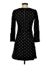 Ann Taylor LOFT Polka Dots Black Casual Dress Size 0 - photo 2