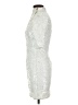 Alice + Olivia Metallic Silver Cocktail Dress Size 0 - photo 5