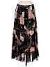 Dana Buchman 100% Polyester Print Black Casual Skirt Size 8 - photo 1