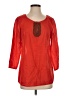 Laundry by Shelli Segal Red 3/4 Sleeve Blouse Size 4 - photo 1