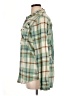 Hot Topic 100% Cotton Plaid Green Long Sleeve Button-Down Shirt Size XL - photo 5