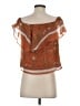 Lucy Paris 100% Polyester Orange Tube Top Size XS - photo 2