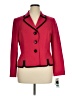 Le Suit 100% Polyester Red Blazer Size 16 Petite - photo 1