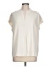 MELLODAY Ivory Short Sleeve Blouse Size L - photo 1