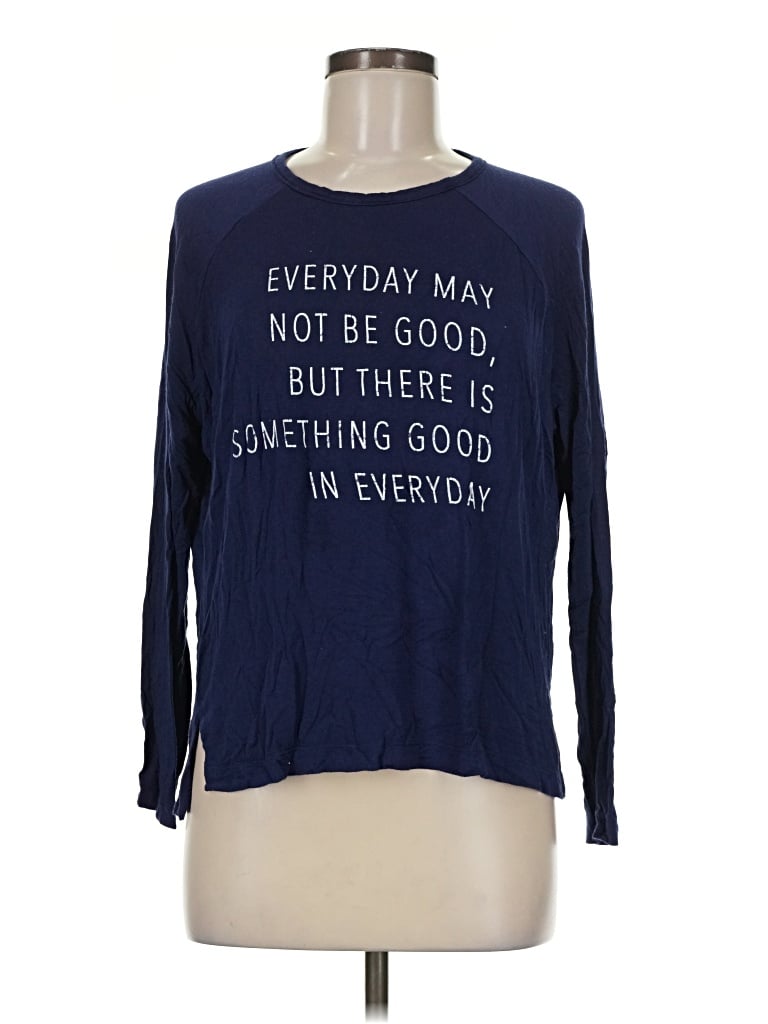 Pre-owned The Original Retro Brand 3/4 Sleeve T-shirt In Blue