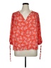 Collective Concepts 100% Polyester Orange 3/4 Sleeve Blouse Size XL - photo 1