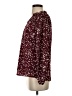 Unbranded 100% Polyester Polka Dots Burgundy Long Sleeve Blouse Size S - photo 5