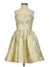 Sherri Hill 100% Polyester Gold Cocktail Dress Size 0 - photo 1