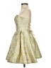 Sherri Hill 100% Polyester Gold Cocktail Dress Size 0 - photo 5