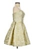 Sherri Hill 100% Polyester Gold Cocktail Dress Size 0 - photo 4