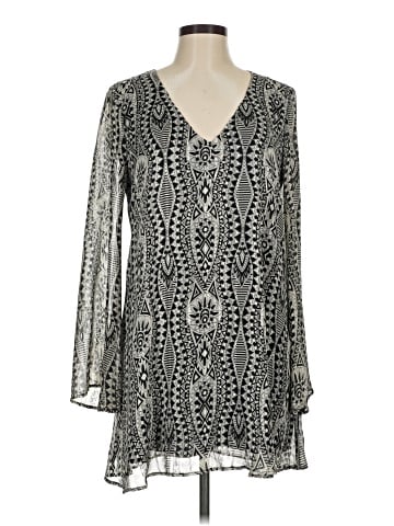 Lavender Brown 3/4 Sleeve T-Shirt (view 1)