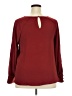 Maurices 100% Polyester Burgundy Long Sleeve Blouse Size XXL - photo 2