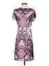 Apt. 9 Paisley Purple Casual Dress Size S - photo 2