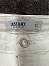 Just Black White Jeans Size 31 waist - photo 7