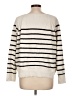 Old Navy Stripes Ivory Pullover Sweater Size L - photo 2