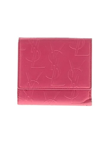 Yves Saint Laurent Vintage Leather Monogram Wallet  (view 1)