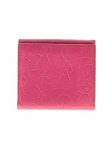Yves Saint Laurent Vintage Leather Monogram Wallet  (view 2)