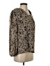 Dokotoo 100% Polyester Polka Dots Gray Long Sleeve Blouse Size S - photo 4