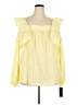 Design 365 Yellow Long Sleeve Blouse Size 3X - photo 1