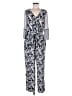 Vince Camuto 100% Polyester Print Blue Jumpsuit Size M - photo 1