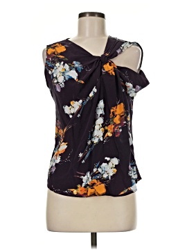 Amour Vert Sleeveless Silk Top