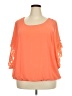 Maurices 100% Polyester Orange 3/4 Sleeve Top Size XXL - photo 1