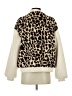 Miracle 100% Polyester Animal Print Ivory Faux Fur Jacket Size S - photo 2