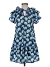 Unbranded 100% Polyester Paisley Blue Casual Dress Size S - photo 1