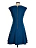 Nicole Miller Solid Blue Cocktail Dress Size 4 - photo 2