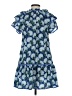 Unbranded 100% Polyester Paisley Blue Casual Dress Size S - photo 2