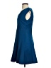 Nicole Miller Solid Blue Cocktail Dress Size 4 - photo 5