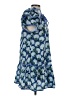 Unbranded 100% Polyester Paisley Blue Casual Dress Size S - photo 4