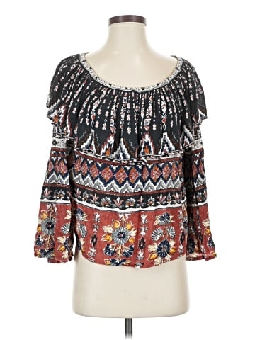 Billabong 3/4 Sleeve Blouse (view 1)