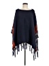 Charlotte Russe Blue Poncho Size M - photo 1