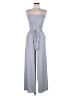 Zenana Solid Gray Jumpsuit Size M - photo 1