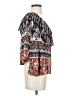 Billabong 100% Rayon Black 3/4 Sleeve Blouse Size S - photo 4