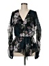 Boston Proper Black Long Sleeve Blouse Size M - photo 1
