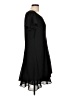 Onyx Nite 100% Polyester Solid Black Casual Dress Size L (estimated) - photo 4