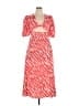 Commense Print Red Casual Dress Size XL - photo 1