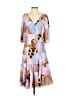 Hutch 100% Polyester Print Pink Casual Dress Size XXS - photo 1