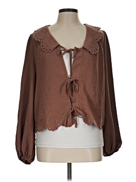 Adrianna Papell Long Sleeve Blouse