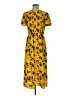 MICHAEL Michael Kors Yellow Casual Dress Size S - photo 1