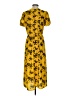 MICHAEL Michael Kors Yellow Casual Dress Size S - photo 2