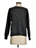 Ann Taylor LOFT Metallic Black Pullover Sweater Size S - photo 1
