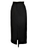 Assorted Brands 100% Polyester Solid Black Formal Skirt Size 10 - photo 2