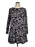 Evans Animal Print Gray Casual Dress Size 14 - photo 1